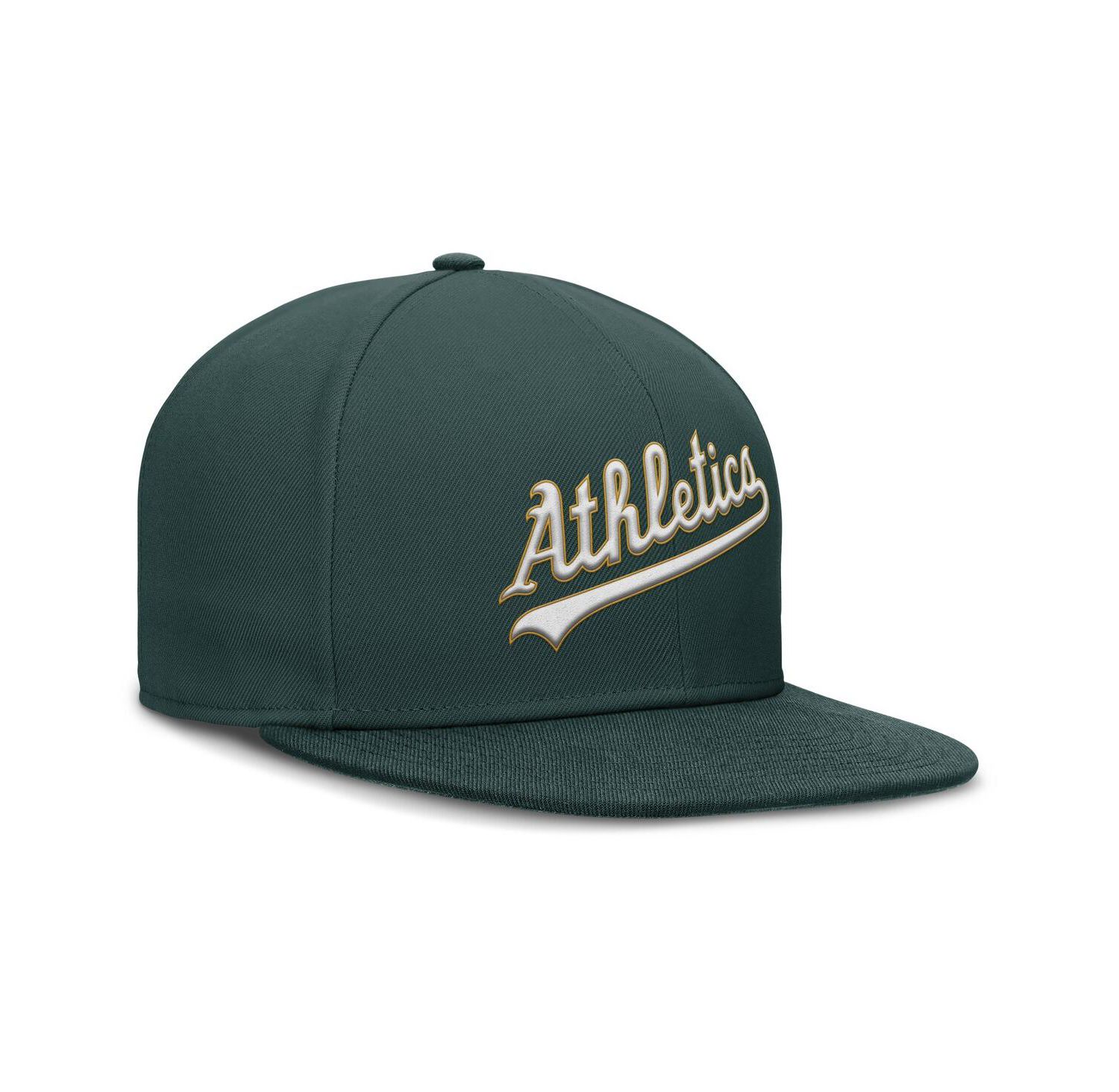 Men's Green Athletics True Performance Fitted Hat