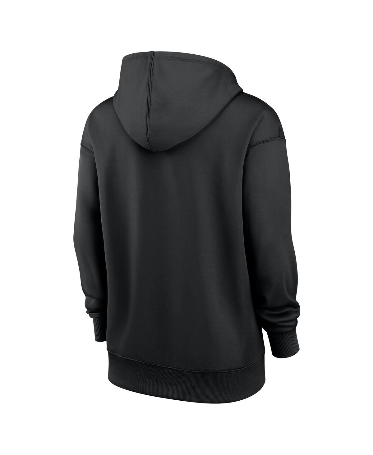 Nike Women's Black Pittsburgh Pirates Authentic Collection City Connect Performance Pullover Hoodie In Black,gold