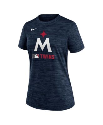 Women's Navy Minnesota Twins Alternate Logo Authentic Collection Velocity Performance T-Shirt