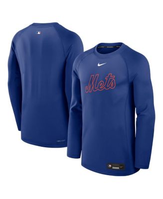Nike Men's Royal New York Mets Authentic Collection Game Time Raglan ...
