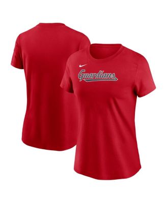 Nike - Women's Red Cleveland Guardians Wordmark T-Shirt