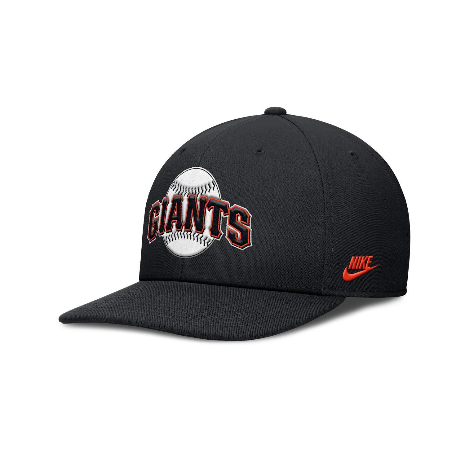 Men's Black San Francisco Giants Pro Performance Snapback Hat