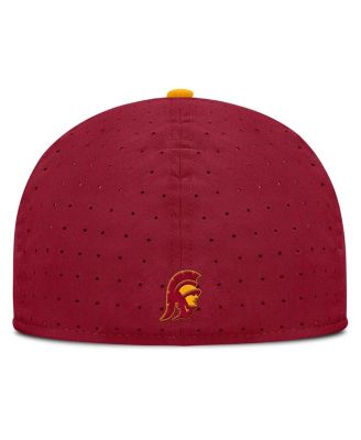 Men's Cardinal USC Trojans On-Field Dugout True Performance Fitted Hat