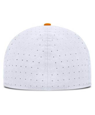 Men's White Tennessee Volunteers On-Field Dugout True Performance Fitted Hat