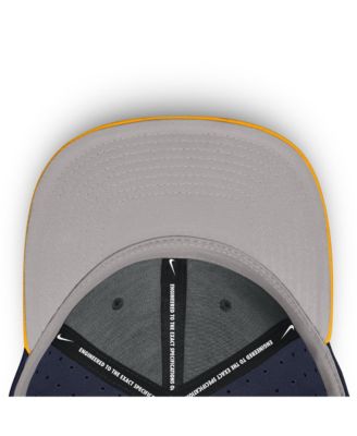 Men's Gold West Virginia Mountaineers On-Field Dugout True Performance Fitted Hat