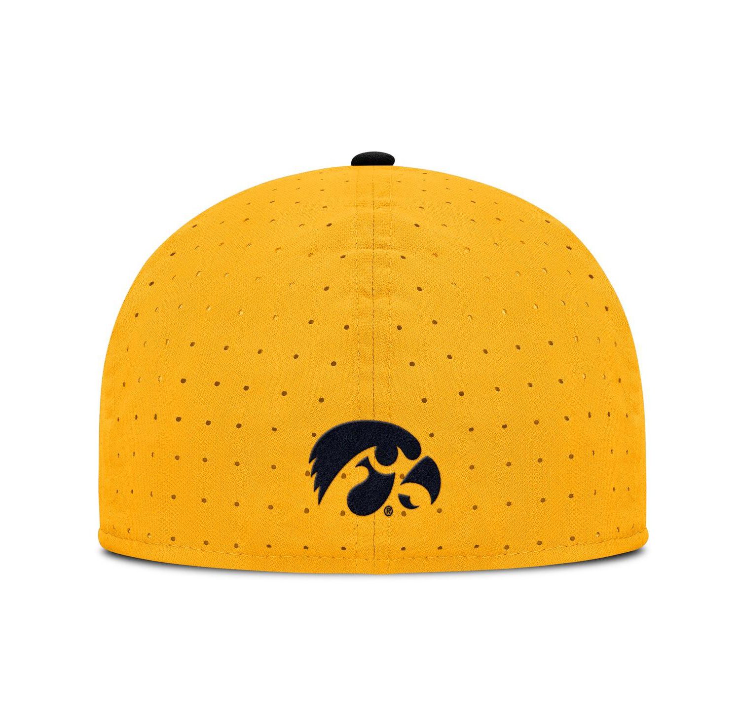 Men's Gold Iowa Hawkeyes On-Field Dugout True Performance Fitted Hat