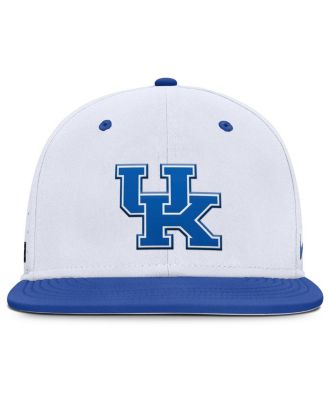 Men's White Kentucky Wildcats On-Field Dugout True Performance Fitted Hat