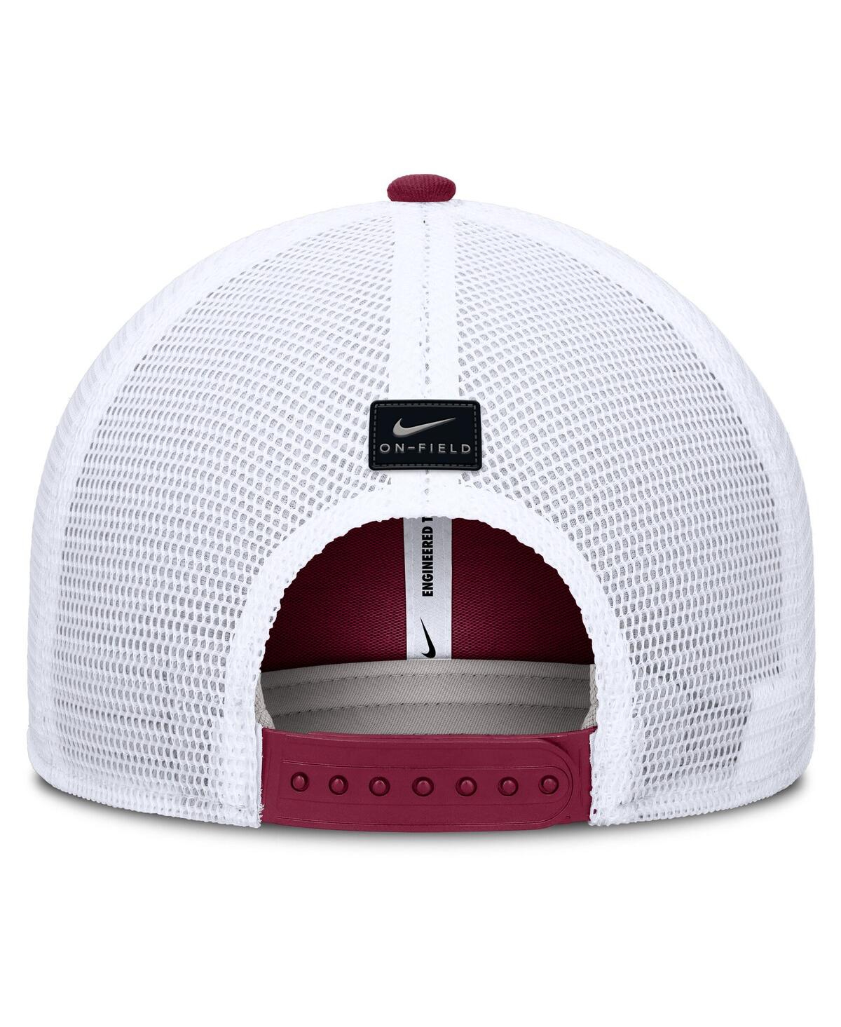 Nike Men's Garnet Florida State Seminoles 2025 Dugout Coaches Rise Performance Trucker Adjustable Hat In Garnet