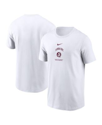 Nike - Men's White Florida State Seminoles On-Court Basketball T-Shirt