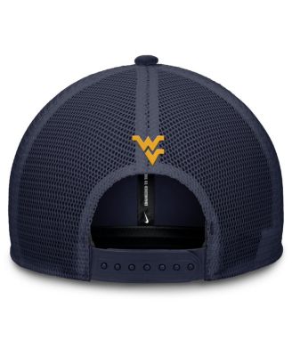 Men's Navy West Virginia Mountaineers Rise Adjustable Hat