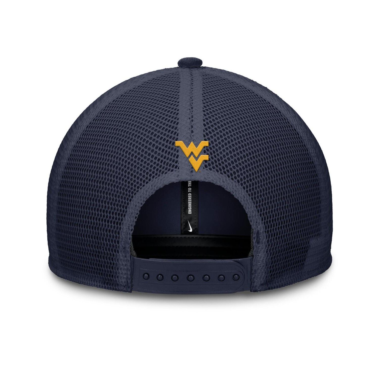 Men's Navy West Virginia Mountaineers Rise Adjustable Hat