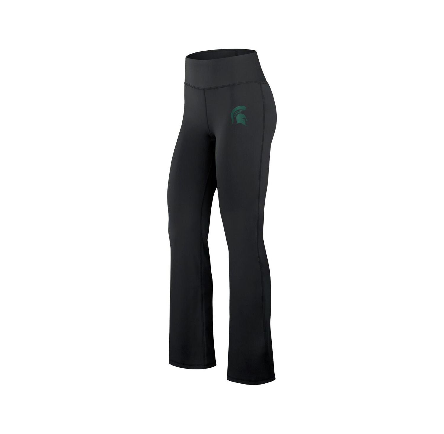 Women's Black Michigan State Spartans Training Camp Maxed Out Flare Leggings