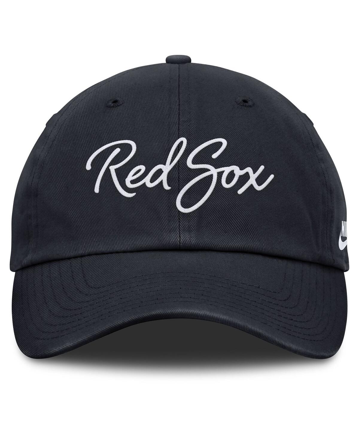Nike Boston Red Sox Cooperstown Script  Women's Mlb Adjustable Hat In Navy