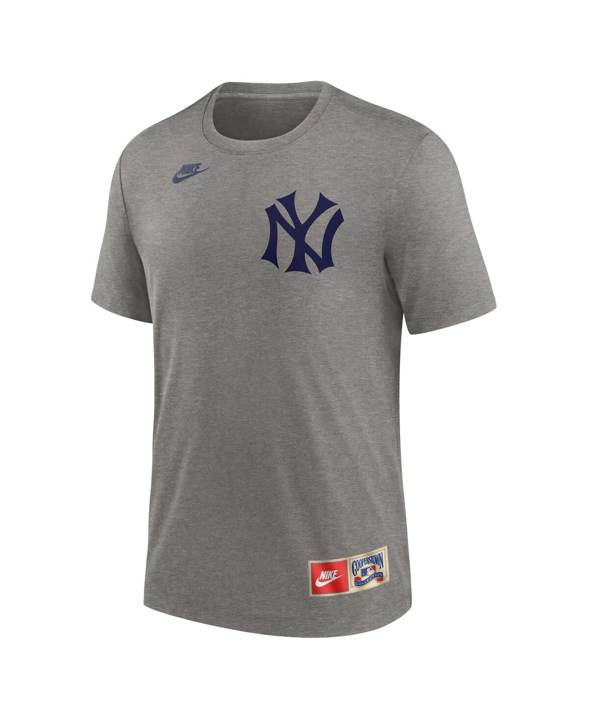 Nike Babe Ruth New York Yankees Cooperstown  Men's Mlb T-shirt In Gray