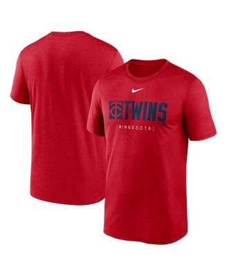 Nike - Men's Red Minnesota Twins Knockout Legend Performance T-Shirt