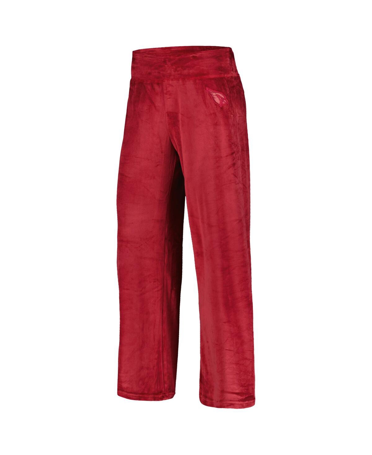 DKNY WOMEN'S SPORT CARDINAL ARIZONA CARDINALS DEMI STRAIGHT LEG PANTS 