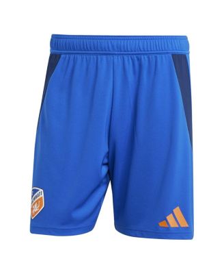adidas - Men's Blue FC Cincinnati Home 2025 Orange and Blue Legacy Kit Authentic Shorts