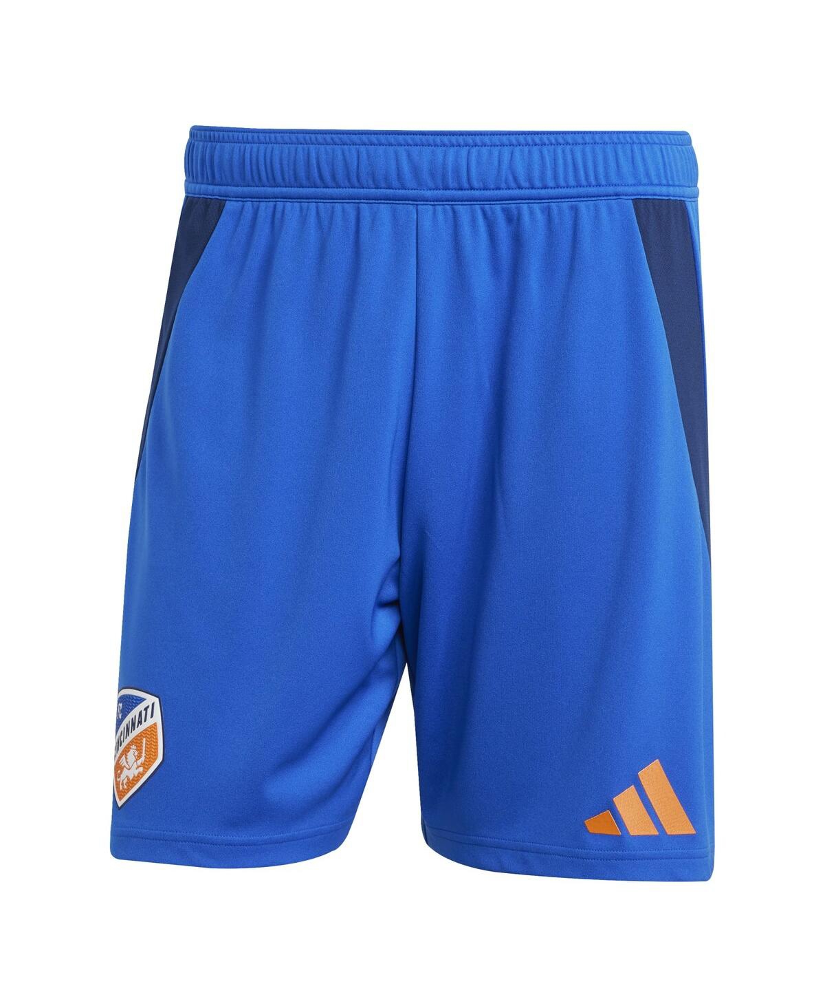 Adidas Originals Men's Blue Fc Cincinnati Home 2025 Orange And Blue Legacy Kit Authentic Shorts In Blue