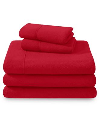 Polar Fleece 5 Piece Sheet Set, King Split