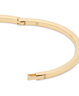 Gold-Tone Color Cubic Zirconia Bangle Bracelet