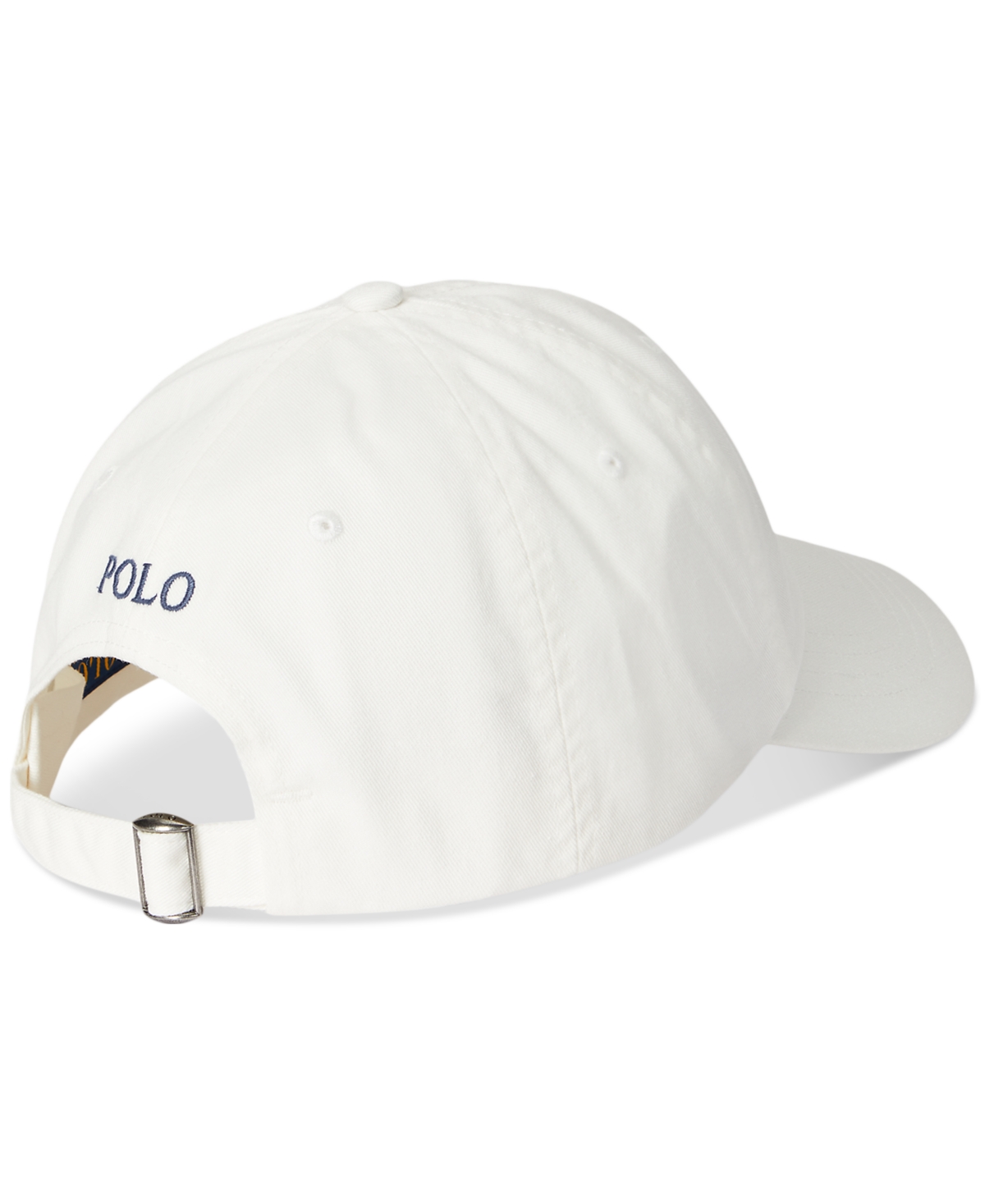 Polo Ralph Lauren Mens Classic Logo-embroidered Adjustable Cotton Cap Pale Cream