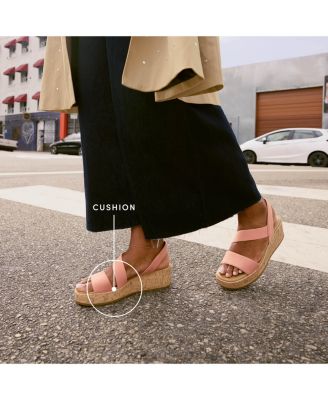 Women's Odette Square Open Toe Wedge Sandals