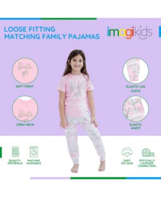 Girls Matching Family Pajama Shirt Pants Sleep Set