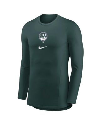 Men's Green Colorado Rockies City Connect Base Layer Raglan Long Sleeve Performance T-Shirt