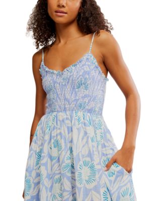 Women's Sweet Nothings Cotton Smocked Maxi Dress