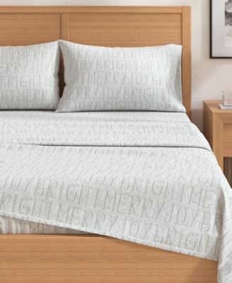 Ultra-Soft Turkish Cotton Flannel Holiday Print Sheet Set