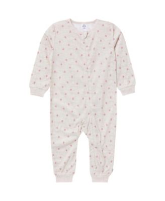 Toddler Girls Footless Pajamas with Reverse Zipper, 3-Pack