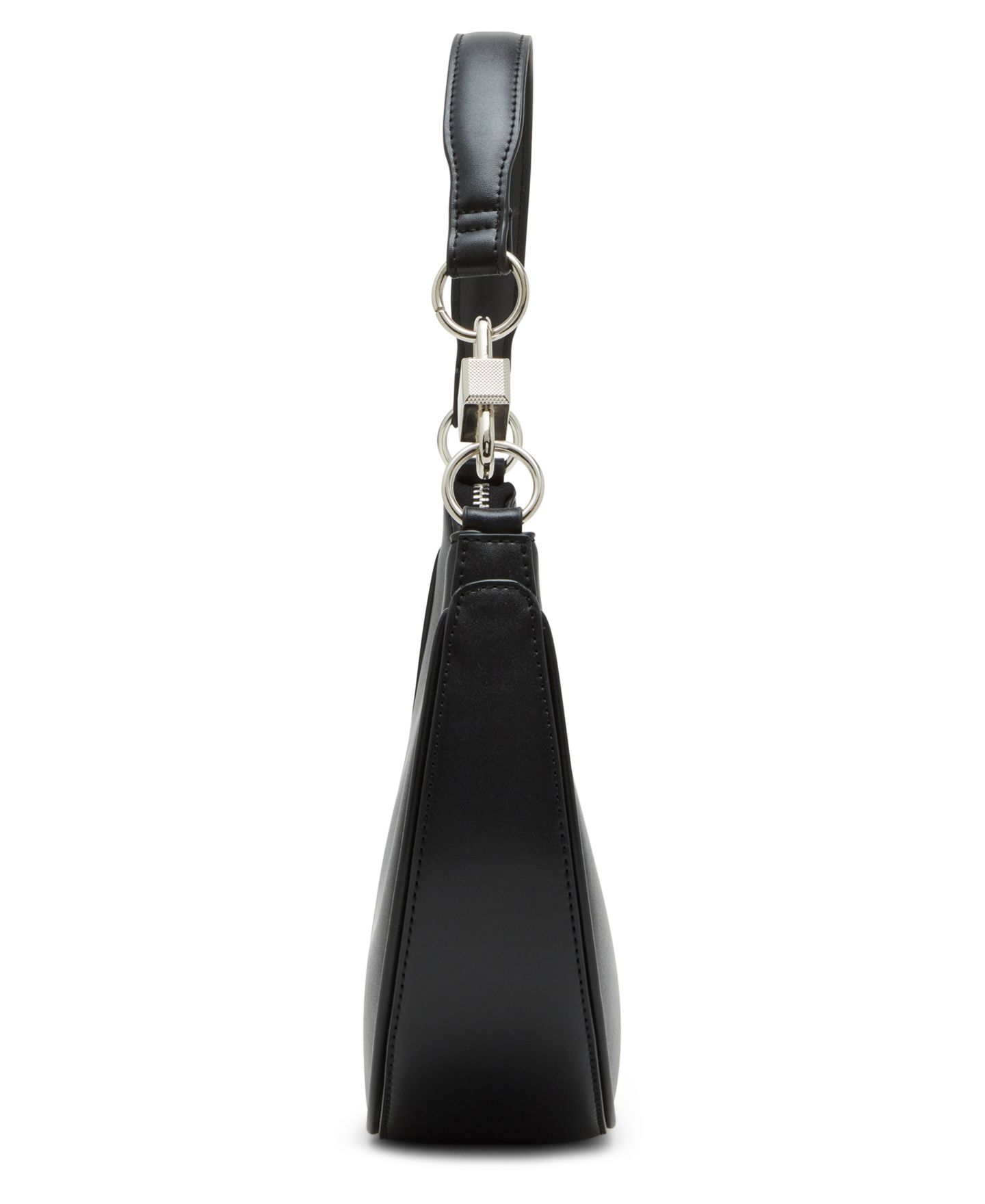 Женская сумка Steve Madden Lohan Small Hobo Handbag, цвет: Чёрный — фото 4