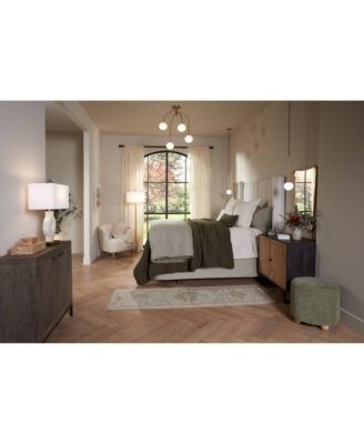 Clara 26" Mid Century Modern 4-Light Semi Flush-Mount Ceiling Light Fixture Kitchen Foyer Warm Brass Finish