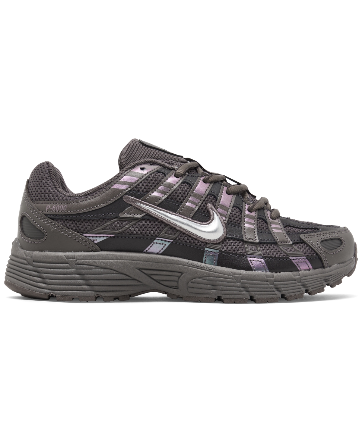 Nike Big Girls P-6000 Casual Sneakers From Finish Line In Cave Stone