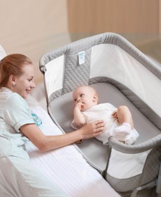 Baby Bassinet Bedside Crib with Mosquito Net