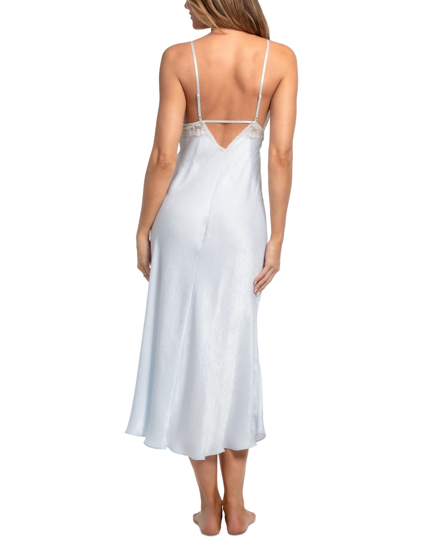 Women's Luxe Satin Bridal Lingerie Long Gown