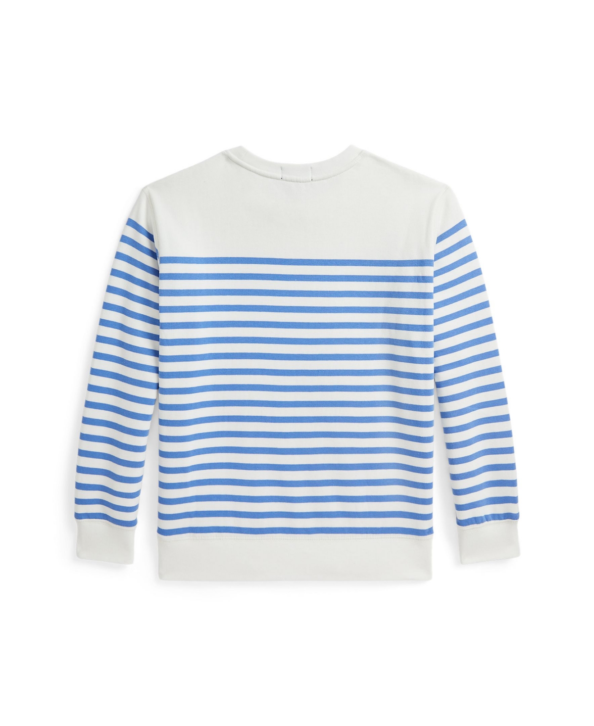 Polo Ralph Lauren Polo Bear Striped Fleece Sweatshirt In Nevis,scottsdale Blue Bear