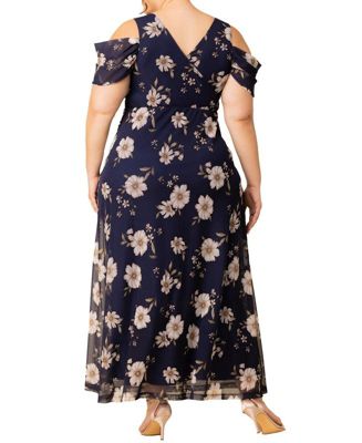 Plus Size Seraphina Mesh Gown