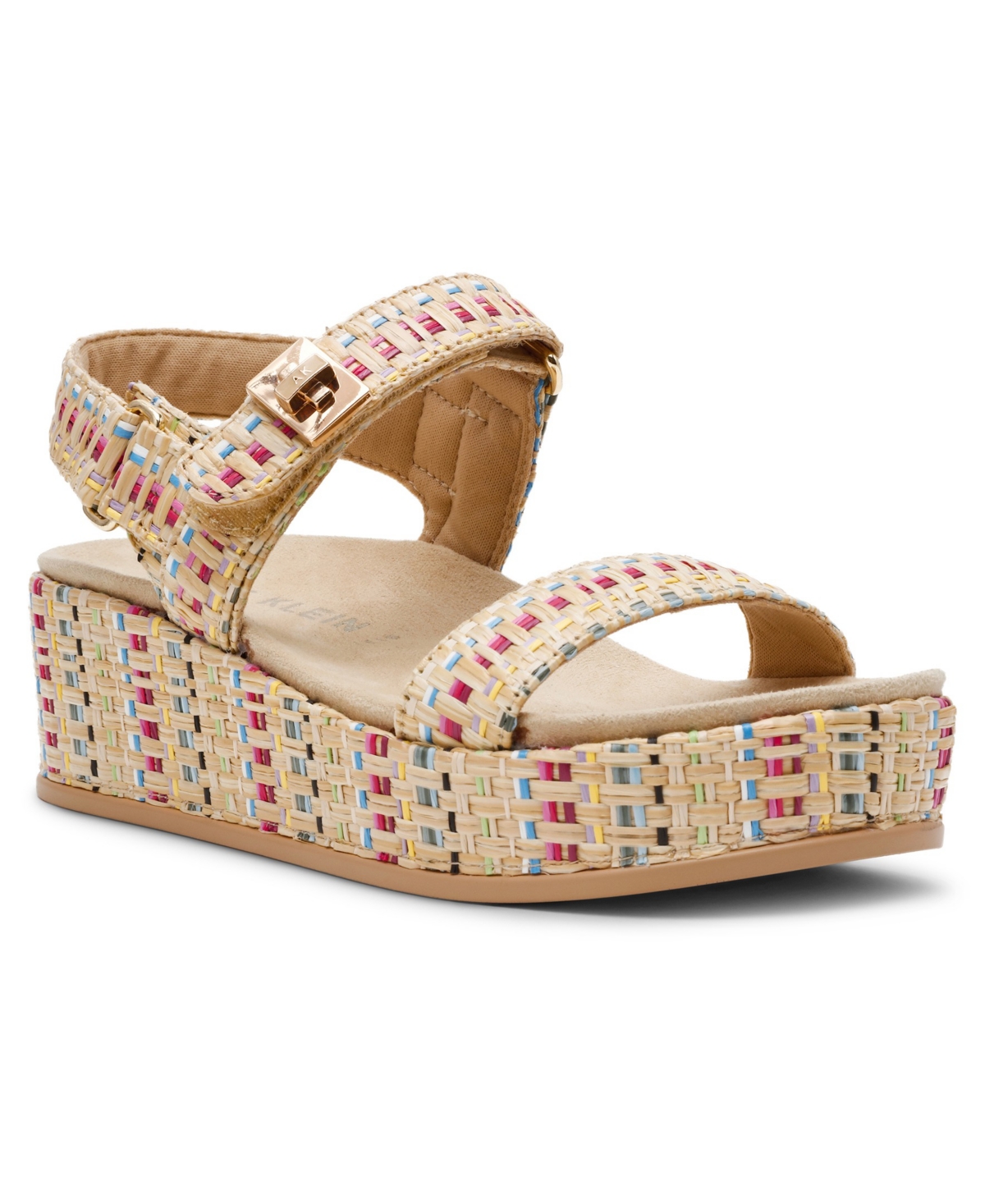 Women's Verse Double Strap Platform Wedge Sandals - Multicolor