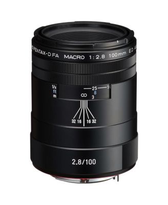 HD Pentax-D FA Macro 100mm f/2.8 ED AW Lens, Black