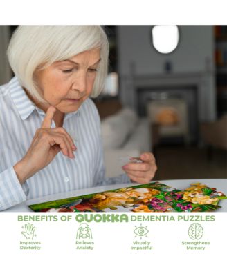 Dementia Activities for Elderly - Large Piece - Alzheimers Jigsaw Puzzle Games for Adults