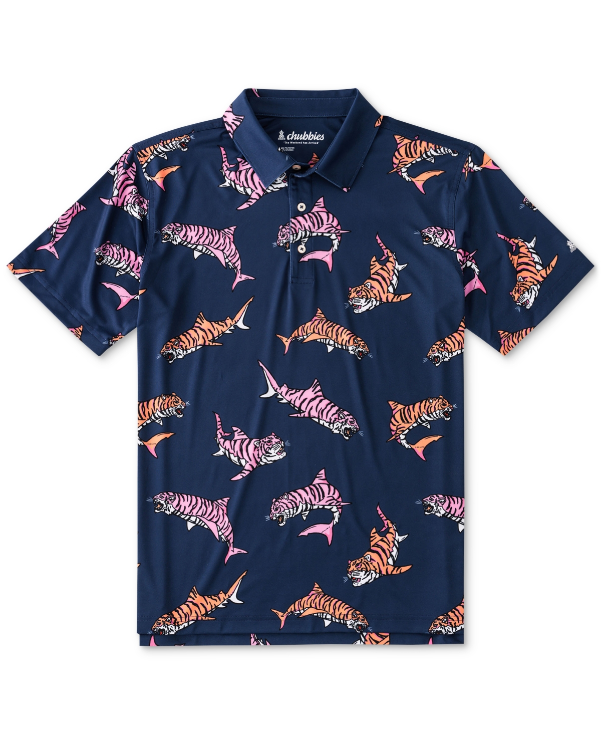 Men's The King of the Sea Performance Polo Shirt - Navy