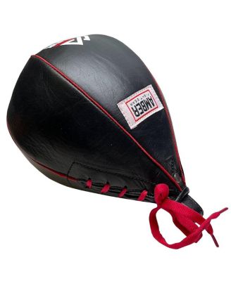 Genuine Leather Speed Bag for MMA, Muay Thai & Boxing, Heavy-Duty Punching Ball for Training, Reflex & Endurance, Reinforced Seams, Fast Rebound