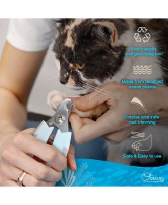 Blue Eco-Friendly Pet Nail Clipper, Sustainable Grooming Tool for Dogs and Cats