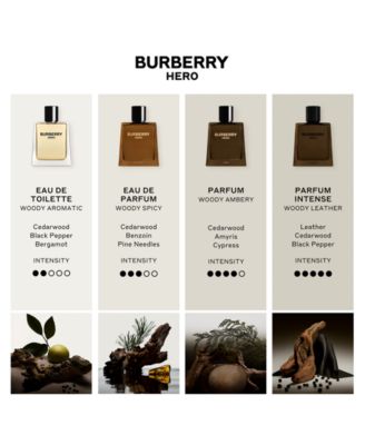 Burberry Men's Hero Eau de Toilette Spray, 5-oz. - Macy's