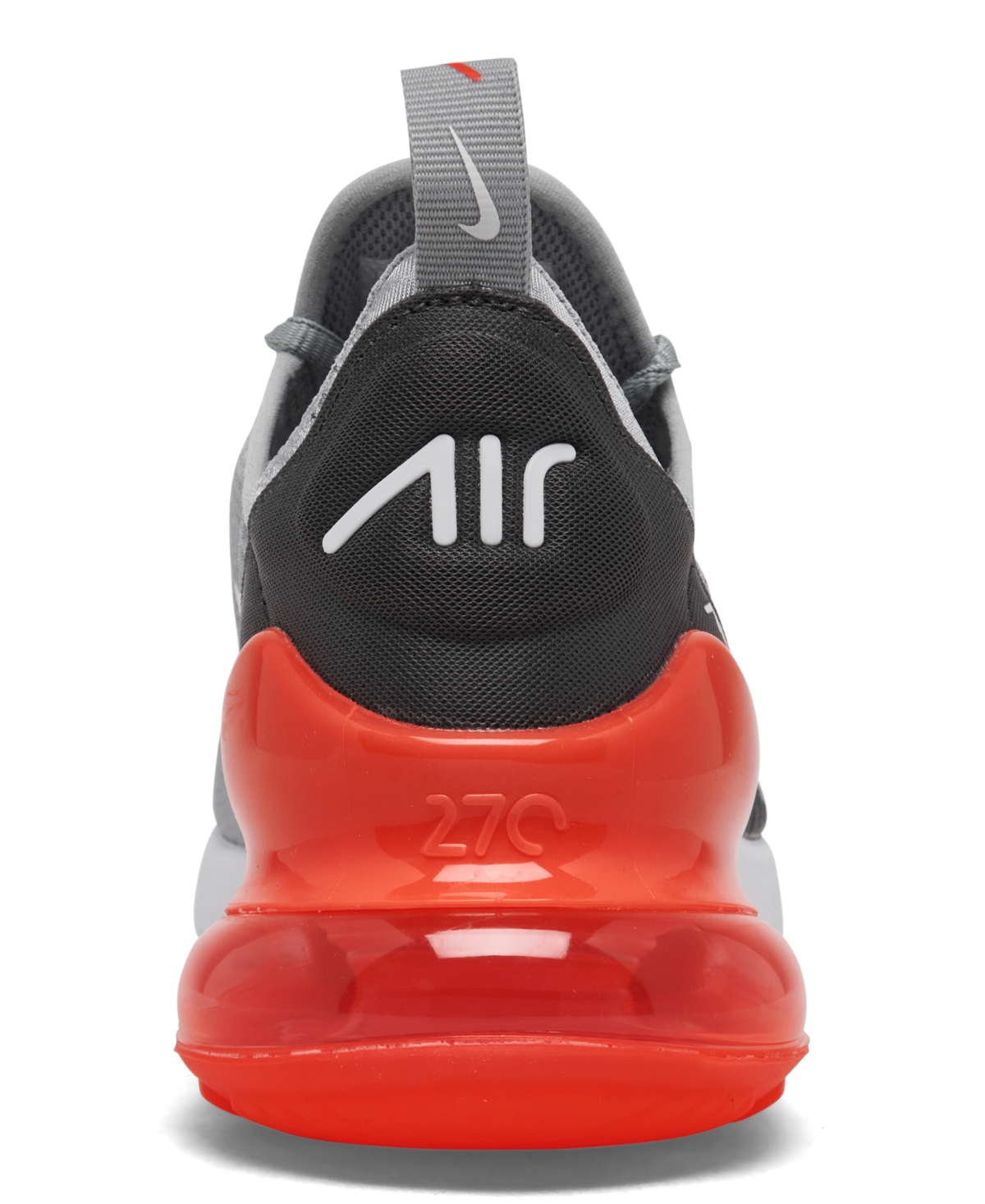 Nike Kids Air Max 270 Casual Sneakers From Finish Line In Wolf Gray,white