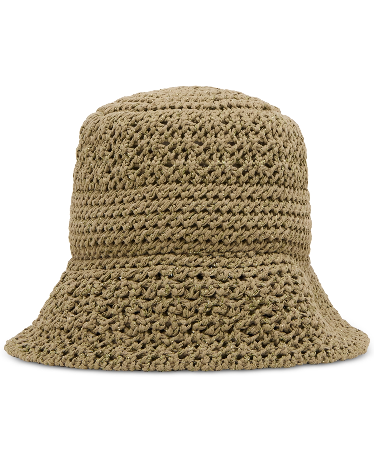 Steve Madden H-alex Metallic Knit Bucket Hat