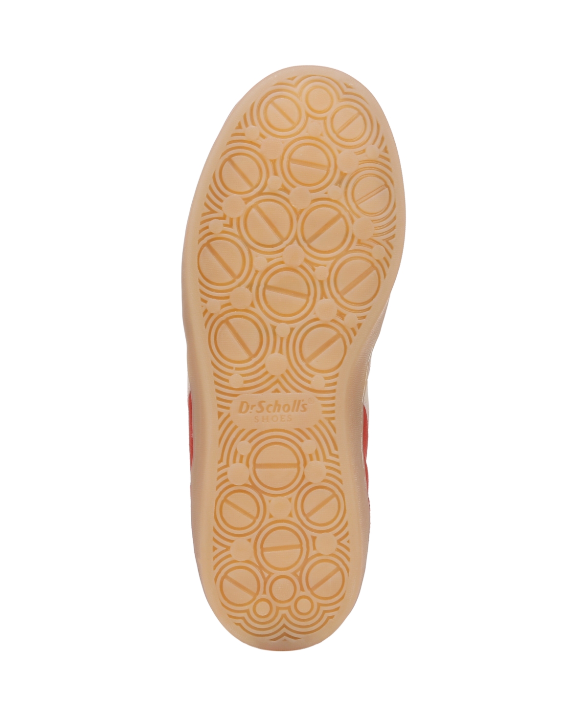 Shop Dr. Scholl's Women's X Milk Bar Rebel Sport Low Profile Lace Up Sneakers In Red,white Suede,leather