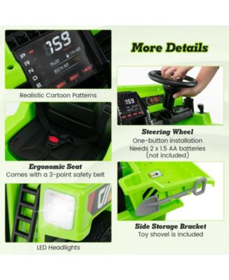 12V Kids Ride-On Dump Truck with Electric Dump Bed and Remote Control