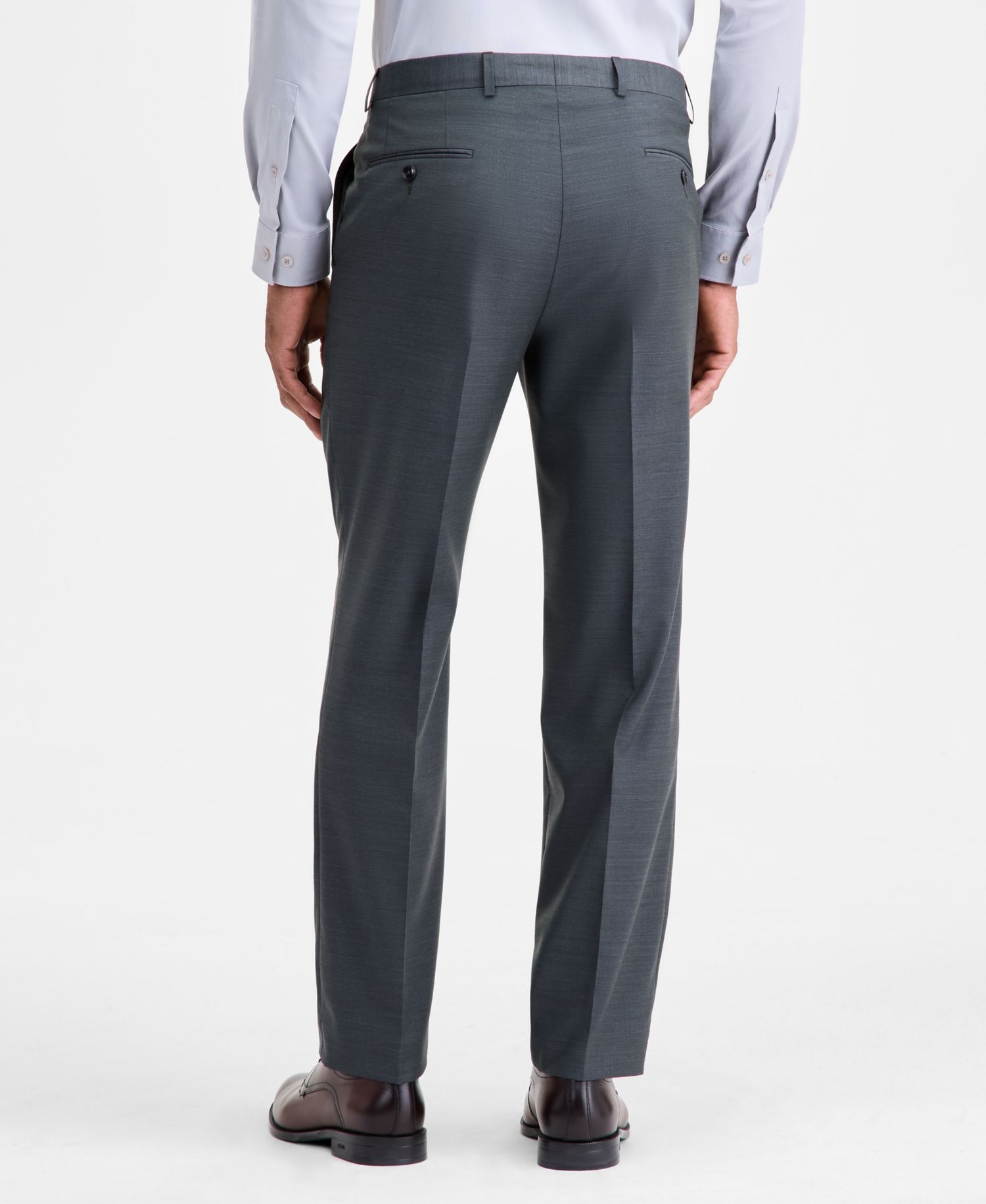 Men's Classic-Fit Fall Wool-Blend Stretch Suit Separate Pants